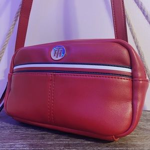 Red crossbody Tommy Hilfiger bag